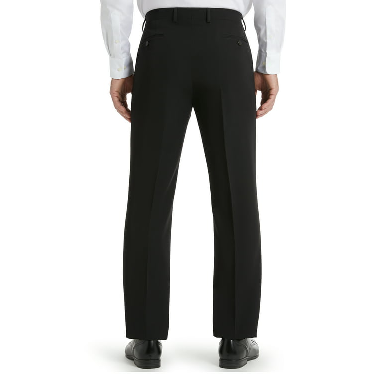 Chaps Flat Front Men's Solid Classic Fit Tailored Suit Separate Pant