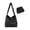 Black, variant on Otqutp Large Capacity Bag Women's Lazy Vintage Shoulder Crossbody Bag Tote Bag for Women's Casual Hiking Lightweight Travel(Brown,One Size)