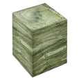 thumbnail image 6 of Jordana Square Plinth Indoor - Outdoor Patio Concrete Side Table in Green Marble, 6 of 10