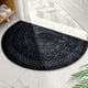 thumbnail image 1 of Xiao Hua Alfombra de baño, antideslizante, de felpa, peluda, lavable a máquina, para suelo, bañera y ducha, accesorios decorativos, color negro F, 16 x 24 pulgadas, 1 of 4