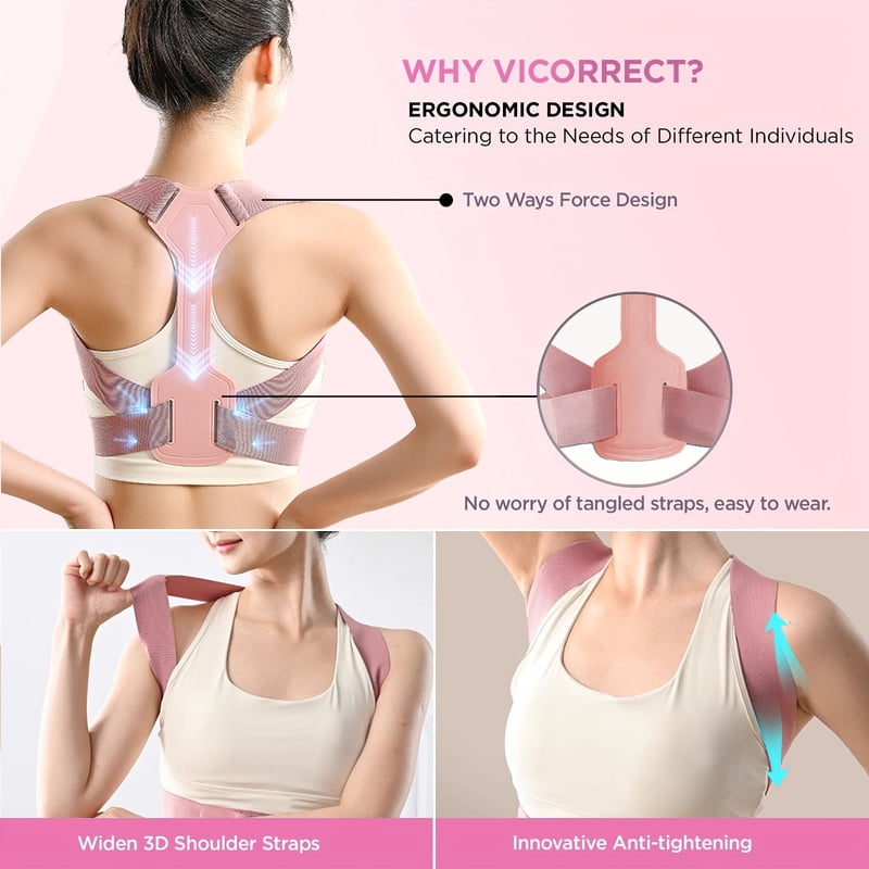 1PC Adjustable Rectify Posture Back Invisibility Breathable Posture Corrector Belt Support Belt Back Neck Brace Posture Training