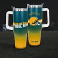 thumbnail image 6 of Green Bay Tumbler Cup - Green Bay Gifts for Men - 40 OZ Insulated Stainless Steel Coffee Travel Mug with Lid and Straw, 6 of 6