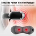 thumbnail image 3 of Almohada eléctrica de apoyo lumbar con calor y masaje, 3 of 7
