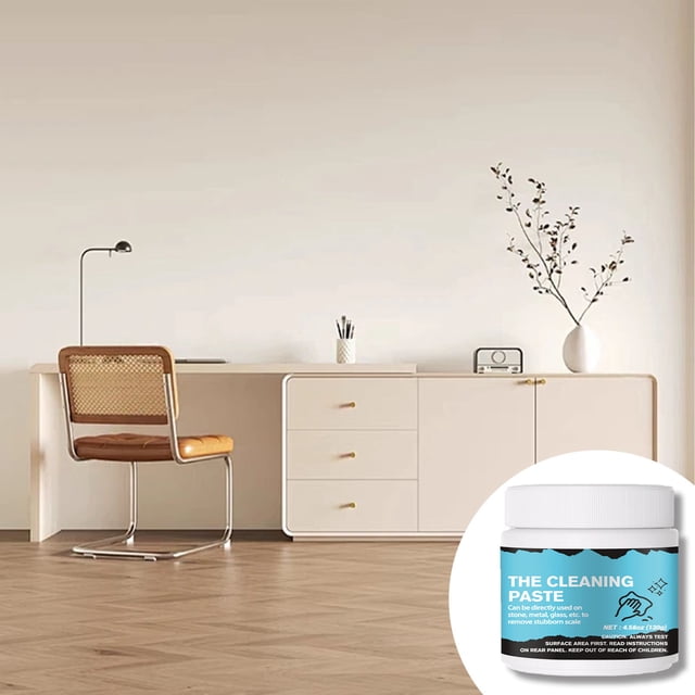 Xihbxyly Crema Limpiadora, Quitamanchas de Aceite Multisuperficie, Eliminador de Sarro para Baño, Solución Suave para El Cuidado de Muebles, Uso Doméstico, Potencia de Limpieza Todo En Uno