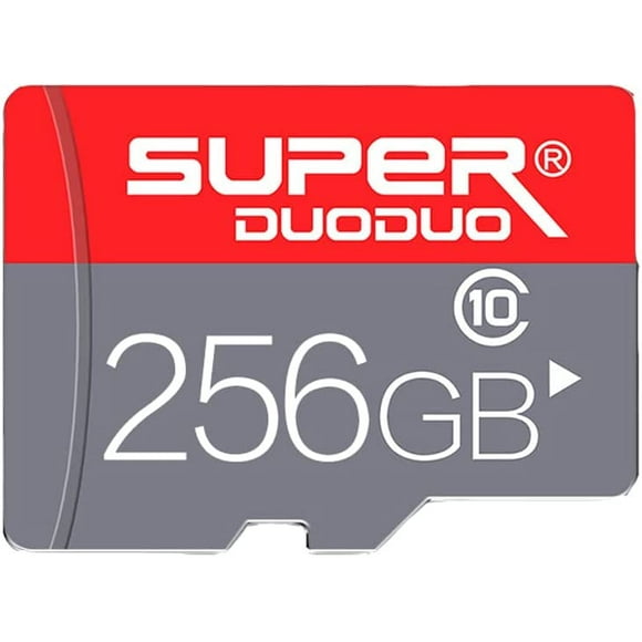 256GB Micro SD Card High Speed MicroSD Card Class 10 Memory Card with Adapter