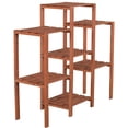thumbnail image 3 of Leisure Season PS6117 7 Tier Plant Stand  Medium Brown, 3 of 6