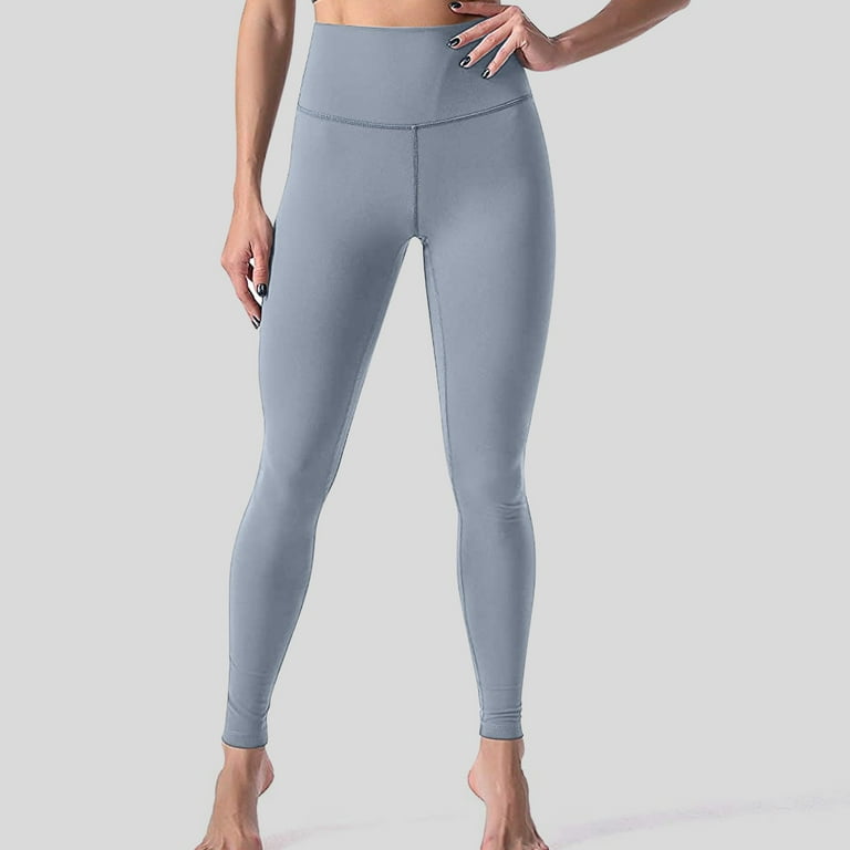 fvwitlyh Cute Yoga Pants for Teen Girls Fitness Slim Solid Leggings Casual  Trousers Elasticity Women Textu Yoga Pants for Women