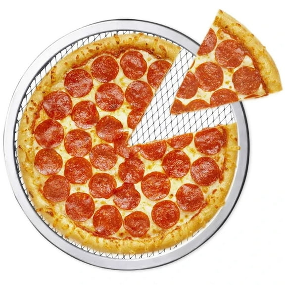 Pizza Pan with Holes, 12Inch Pizza Baking Screen for Oven, Round Pizza Tray, Pizza Baking Tray for Home Restaurant, 1Pcs