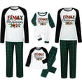 thumbnail image 4 of TIMIFIS Barboteuse Bébé Fille Garçon Pyjama de Noël Parent-Enfant Ensemble de Noël Chaud Doux Vacances de Noël Col Rond Combinaison à Manches Longues Pjs, 4 of 5
