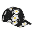 thumbnail image 3 of Balery Baseball Cap Adjustable Size for Running Workouts and Outdoor Activities All Seasons Dad Hat(Daisies Flowers), 3 of 9