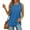 Blue, variant on NANAIQ Sleeveless Women's Tops Pure Color Tank Casual Crew Neck T Shirts for Women Soft Fashion Skin-Friendly Womens T Shirts Summer Tops Turquoise XXL