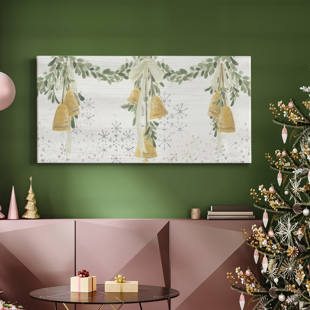 Weathered Aspen Wreath Collection D- Gallery Wrapped Canvas