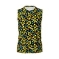 thumbnail image 6 of Lsque Ducks1 Print Men's Cotton Blend Sleeveless Muscle Shirts (S-3XL)- Moisture Wicking, Odor Protection, UPF 30+,3X-Large, 6 of 8