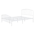 thumbnail image 6 of Nix Full Size Bed-Classic Spindle Headboard and Footboard-White Metal, 6 of 6