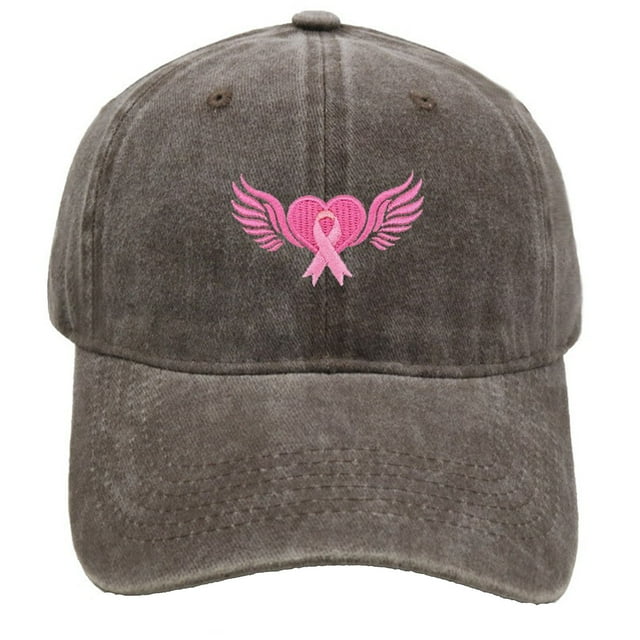 Unisex Baseball Caps Embroidered Cancer Awareness Hats for Outdoor Sports for Everyday Use Adjustable Comfortable Design Great for Casual Settings