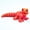 Red and golden, variant on 1PC 3D Printing Gecko Figures Multi-joint Movable Simulation Eyes For Home Accessories Gift Activity Room Decoration 13.8cm