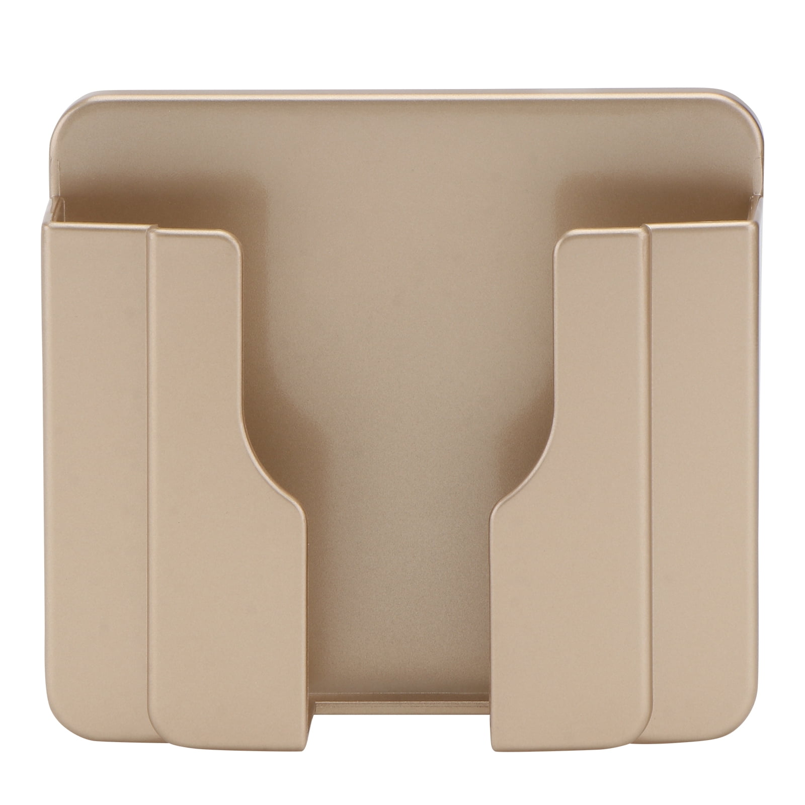 Milisten Frosted Adhesive Wall Mounted Phone Holder Mobile Phone Charging Rack Bedside Mount (Golden)