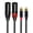 2Kannong Gong, variant on Studio Standard Sound Cable 1 Meter Triplicate Layer Defense Flexible PVC Coating For Enhancers Speakers Stirrers