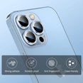 thumbnail image 2 of [2 Pack] Camera Lens Protector Compatible with iPhone 13 Pro Max 6.7 inch & iPhone 13 Pro 6.1 inch,Aluminum Alloy Edge Tempered Glass [Installation Tray] [HD Clear] Camera Protector, 2 of 5