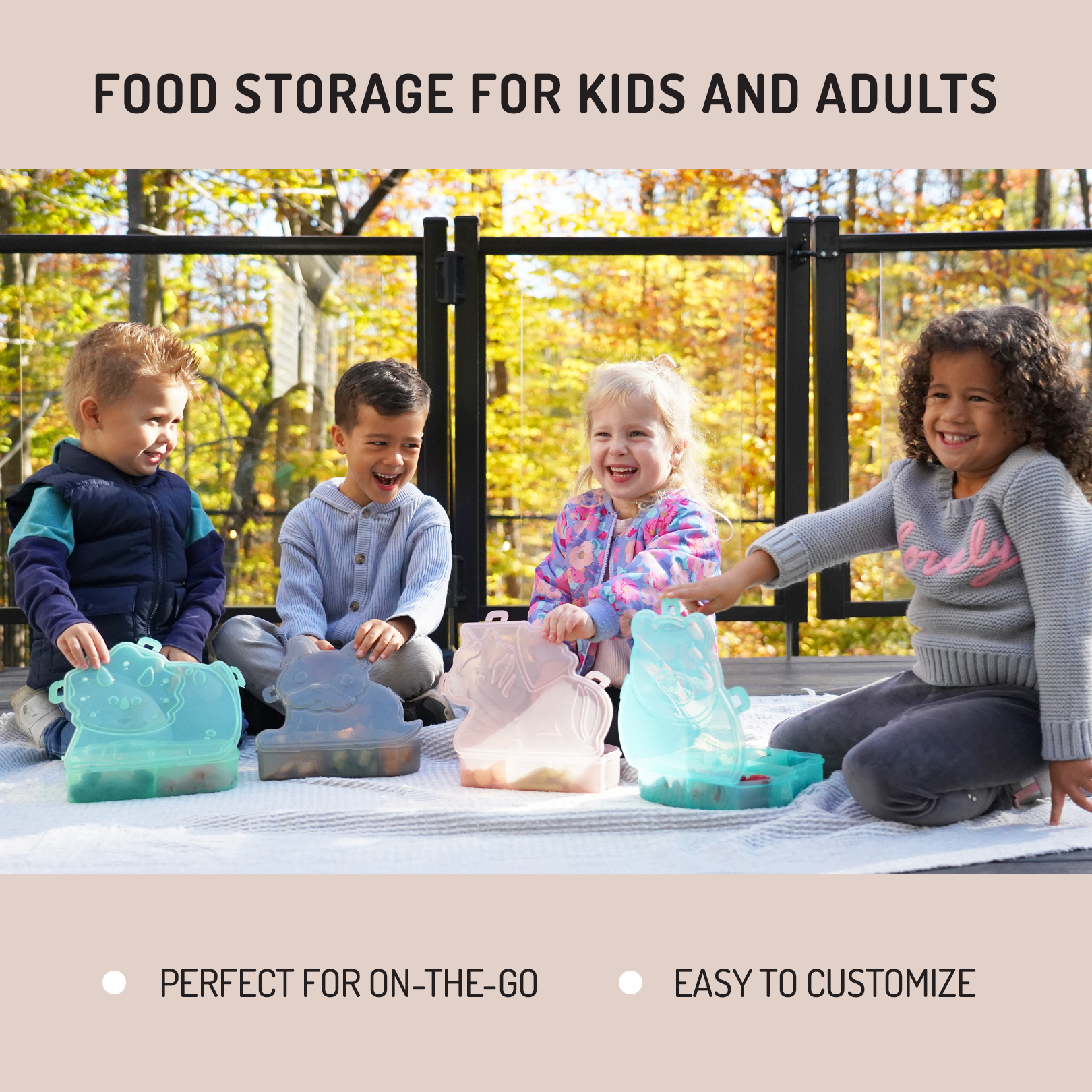 Melii Toddler Snack Cup, BPA-Free, Bulldog, Gray