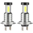 thumbnail image 1 of 2Pack H7 LED Headlight Bulbs Kit High Low Beam 30000LM Super Bright 6000K Cool White for Boat, RV, Auto Car Backup-light, Tail light, Day Running Ligh, 1 of 5