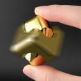 thumbnail image 7 of Rotating Puzzle, Finger Spinner Cube for Adults, BrainTeaser Stress Relief for Focus and Relaxation, Perfect Travel Game Gift, 1Pack Silver, 7 of 7