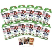 Fujifilm Instax Mini Instant Film Value Pack Bundle with 120 Photos