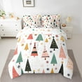 thumbnail image 3 of Homewish Boho Cartoon Xmas Tree 7pcs Bedding Comforter Set,Colorful Christmas Snowflake Queen Bedding Sets,Abstract Snwoflake Queen Sheet Sets For Girl Boy,Luxury Bedroom Decor Reversible, 3 of 9