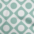 thumbnail image 1 of oneOone Cotton Cambric Dusty Teal Green Fabric Geometric Sewing Craft Projects Fabric Prints By Yard 42 Inch Wide, 1 of 4