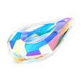 thumbnail image 2 of Transparent Glass Pendants Faceted Teardrop Charms Clear AB 49x29.5x12mm Hole: 1.8mm, 2 of 2
