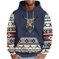 thumbnail image 2 of Styesk Sweatshirts pour Hommes, Sweat à Capuche Imprimé à Manches Longues et Amples, 2 of 5