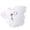 Z-White234, variant on Child Girls Trendy T-Shirts Short Sleeve Casual Floral Print Curved Hem Tees Shirt Everyday Round Neck Pullover Youth Soft Breathable Tops