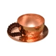 thumbnail image 2 of Taza de café y té perfecl cobre puro 70 ml con platillo para bar boda regalo, 2 of 8
