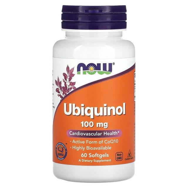 NOW FOODS UBIQUINOL 100MG 60SOFTCAPS