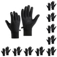 thumbnail image 1 of Guantes térmicos impermeables y resistentes al viento Sonducket para pantalla táctil Negro M Negro METRO 10Conjunto, 1 of 6