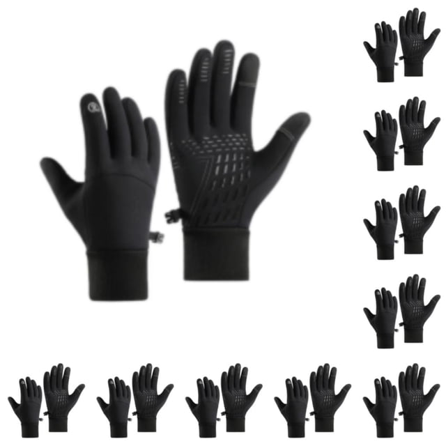 Guantes térmicos impermeables y resistentes al viento Sonducket para pantalla táctil Negro M Negro METRO 10Conjunto