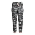 thumbnail image 4 of Secret Treasures Women's Wine Sleep Jogger Pants, 4 of 6