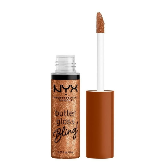 Brillo de labios Nyx Professional Makeup Butter Gloss Bling Me In Gold (Café) 8 ml