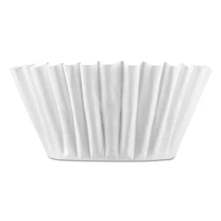 BUNN 8-12 Cup Home Model Coffee Filters, White, Basket style (100 Count)