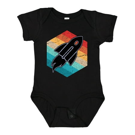 

Inktastic Rocket Ship Retro Space Gift Baby Boy or Baby Girl Bodysuit