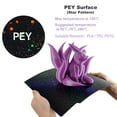thumbnail image 4 of GHSDFBB PEY PEI Build Plate for Bambu Lab X1/P1P/P1S/A1 3D Printers, Smooth Colorful Starry PEY+ Textured PEI Build Plate PEI Sheet, Spring Steel Flexible Platform,257x257mm Bambu Labs Heated Be, 4 of 7