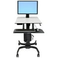 thumbnail image 2 of Ergotron 24-216-085 Workfit-C Sit-Stand Workstation For Single Large Display Hd With Mobile Cart B, 2 of 2