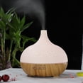 thumbnail image 2 of Humidifier Diffuser 400ml Essential Oil Diffuser LED Crack Design, 4 Timer Remote Control Ultrasonic Aromatherapy Diffusers for Essential Oils with Warm LED Color Lights, 2 of 6