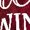 Maroon, variant on Hello Winter | Sweatshirt