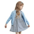 thumbnail image 6 of Baby Girls Boys Button-Down Cardigan Toddler Cotton Knit Uniform Sweater 1-7T Kids,Blue, 6 of 8