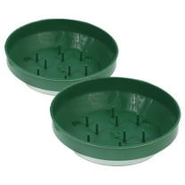 OATIPHO 2Pcs Green Floral Foam Trays Flower Mud Holder for Versatile Plant Displays