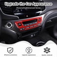 thumbnail image 2 of TINKI Center Console Air Conditioning Mode Button Frame Trim for Honda Pilot 2016-2022/ Honda Ridgeline 2017-2023/ Honda Passport 2019-2023 Interior Accessories ABS Material, 2 of 14
