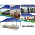 thumbnail image 5 of COBIZI Canopy Tent 10X20 Pop-up Canopy with Trolley Case and Rolled Edges,Instant Portable Tent for Outdoor Events,Great for Parties,Weddings,Camping and Beach,Dark Blue, 5 of 7