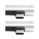 thumbnail image 2 of 2PCS TypeC Converter Splitter Dual 2 en 1 a auriculares Adaptador de cargador de audio USB Plata (Plata), 2 of 5