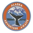 thumbnail image 1 of Adventure Awaits! Alaska 3.5 Inch Iron Or Sew On Embroidered Fabric Badge Patch Seek Adventure, National Park Iconic Series, 1 of 2